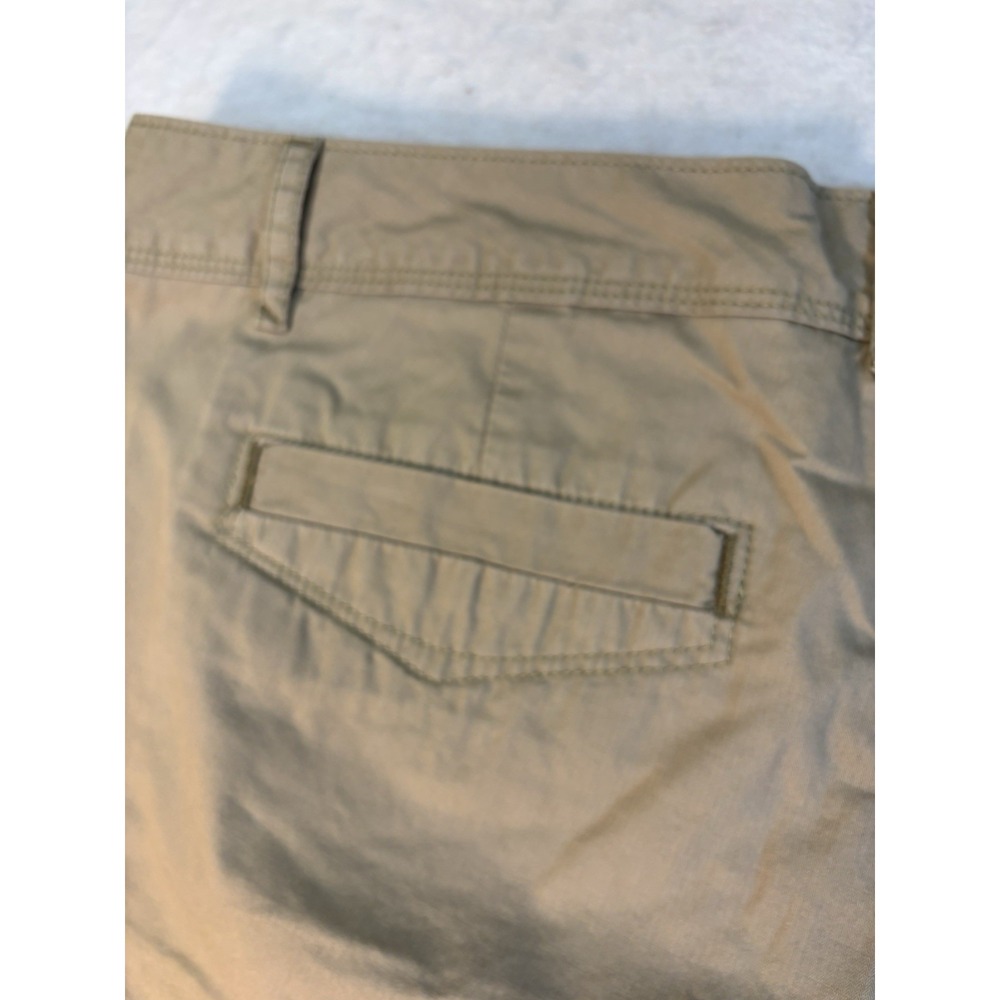 Eddie Bauer Women's Sz 14 (36x11) Khaki Chino Shorts Cotton Outdoor Hiking Trail - Picture 11 of 12